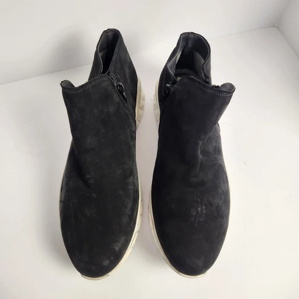 Naot Women's Zodiac Black‎ Leather Comfy Ankle Sneakers Size 41 (10-10.5)